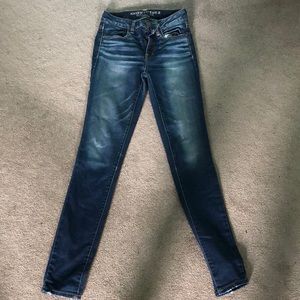 dark washed jeans